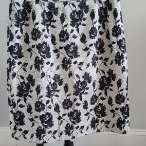 Size 14 Petite Floral midi pencil skirt